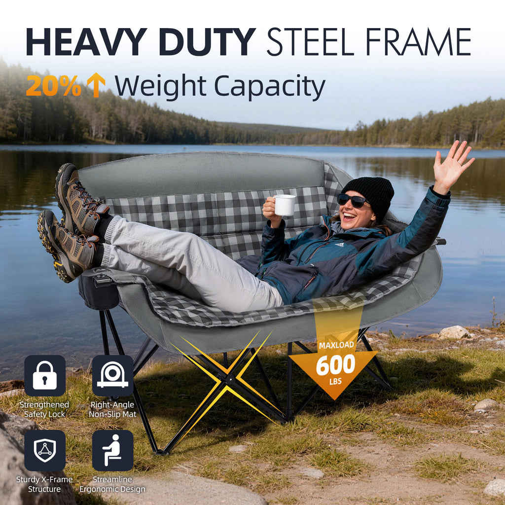 Double Camping Chairs Grid