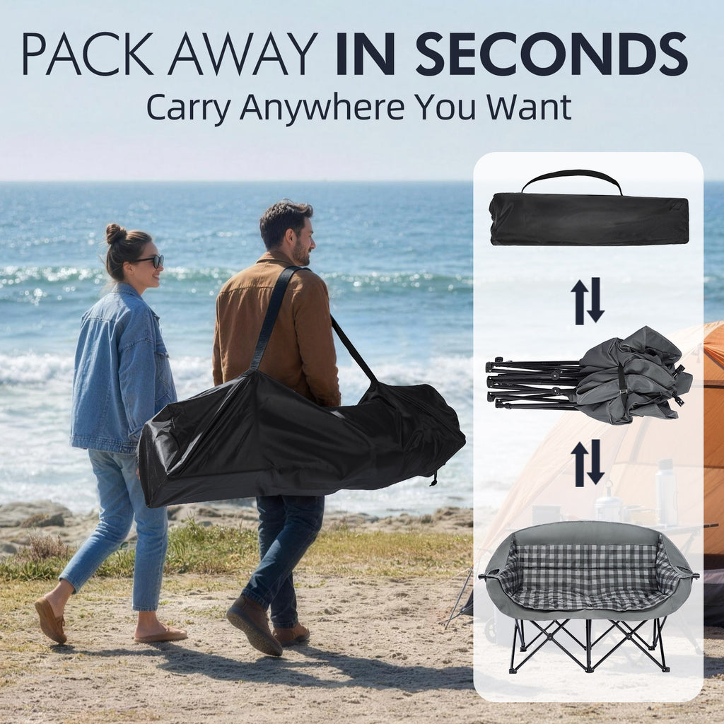 Double Camping Chairs Grid