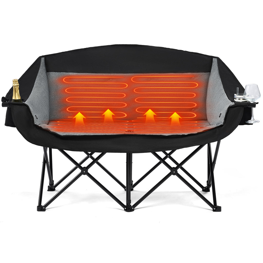 Heated Double Camping Chairs