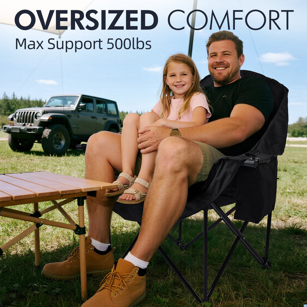 Oversized Camping Chairs Allblack