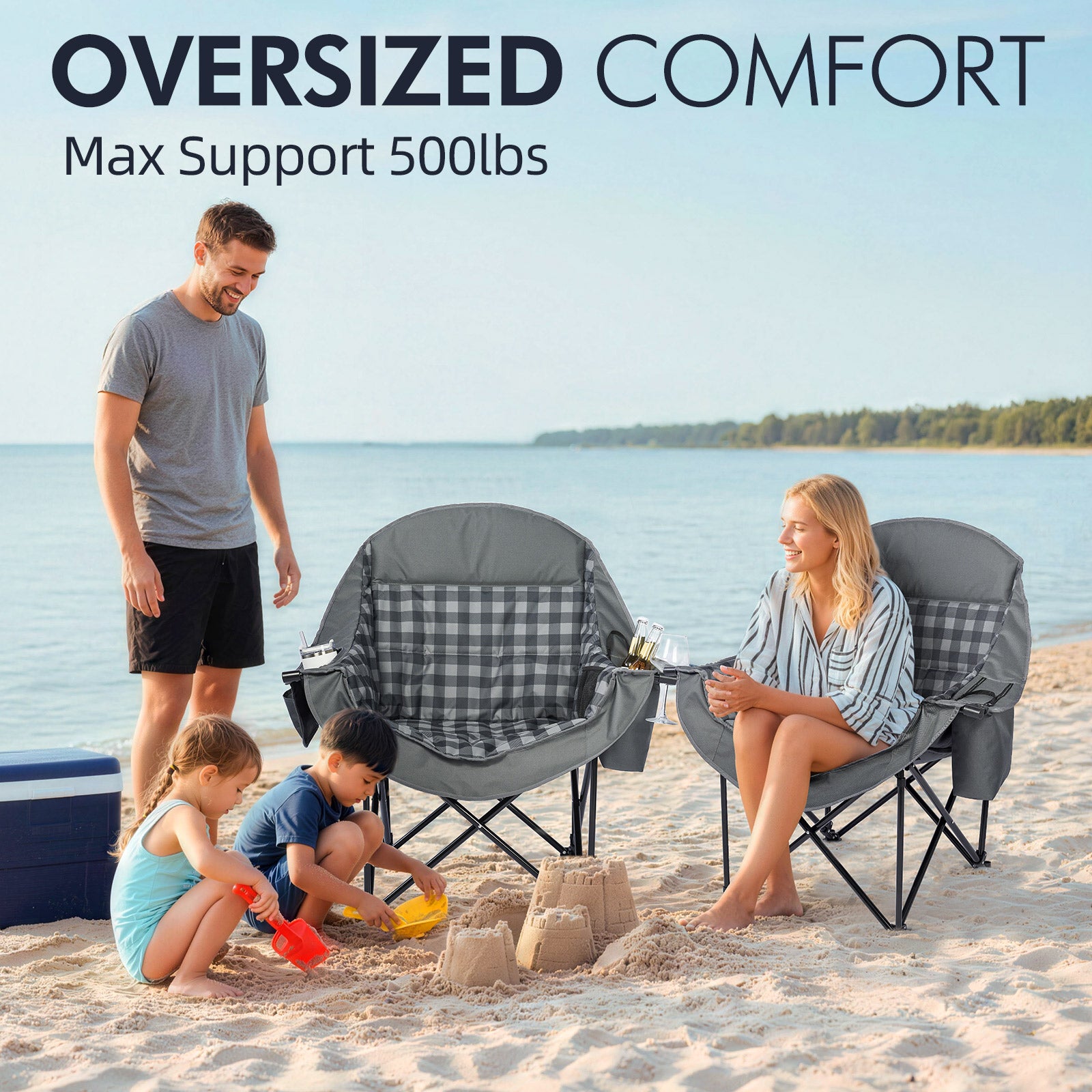 Oversized Camping Chairs Grid